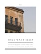 Some Want Sleep SATB choral sheet music cover